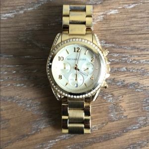 Gold Michael Kors watch